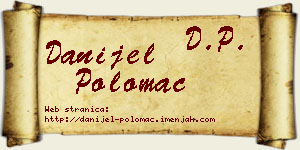 Danijel Polomac vizit kartica